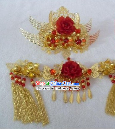 Traditional Mandarin Handmade Wedding Hair Accessories