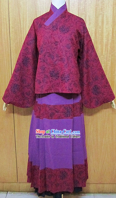 Ancient Chinese Ming Dynasty Flower Clothing for Women