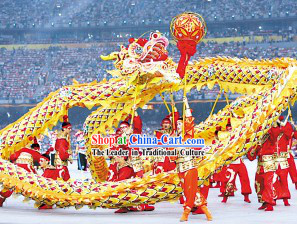 Beijing Olympic Games Opening Dragon Dance Performance Costumes Complete Set