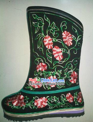 Handmade Classic Mongolian Shoes _ Boots