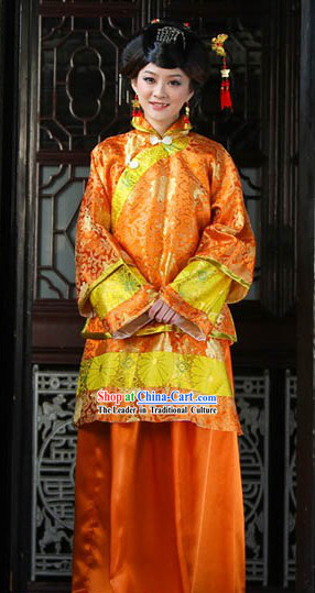 Traditional Chinese Mandarin Xiuhe Costume for Women