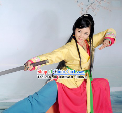 The Smiling Proud Wanderer Ren Ying Ying Head Daughter Costumes Complete Set