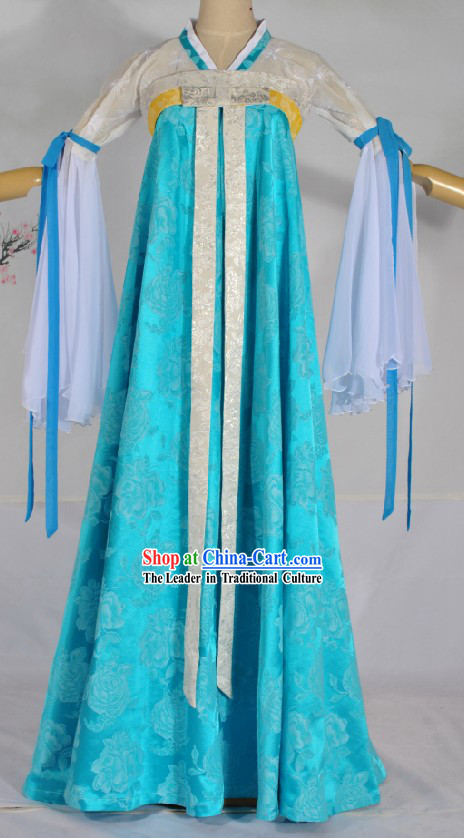 Ancient Chinese Tang Dynasty Palace Lady Costumes Complete Set