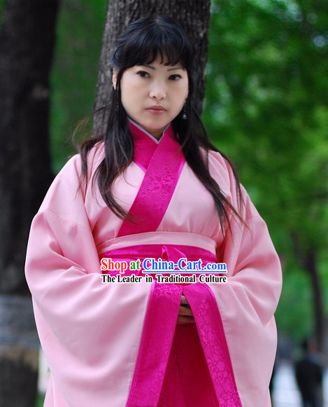 Han Dynasty Pink Lover Clothing