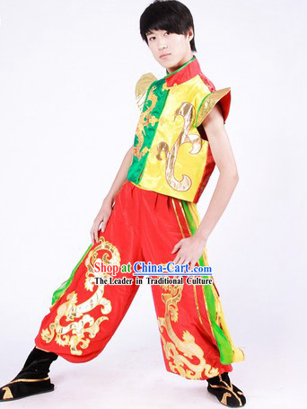 Chinese Classical Dragon Dancer Uniform for Men