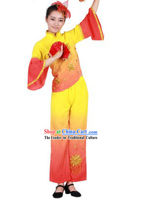 Stage Performance Handkerchief Dance Suit for Women