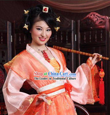 Song Dynasty Imperial Palace Female Maid Costumes Complete Set for Women