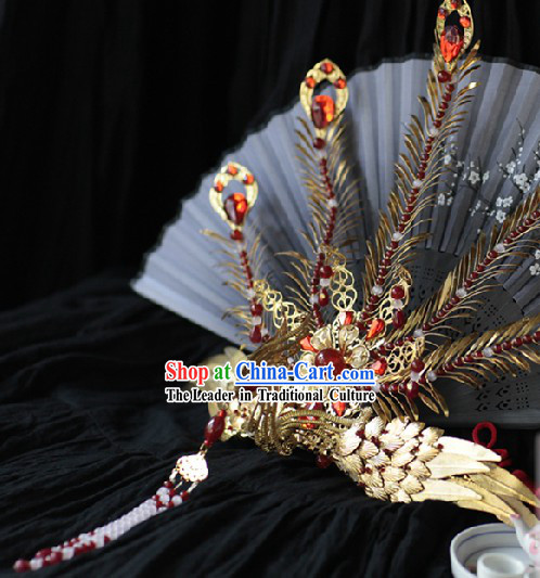 Chinese Marriage Customs Imperial Palace Princess Phoenix Wedding Headwear