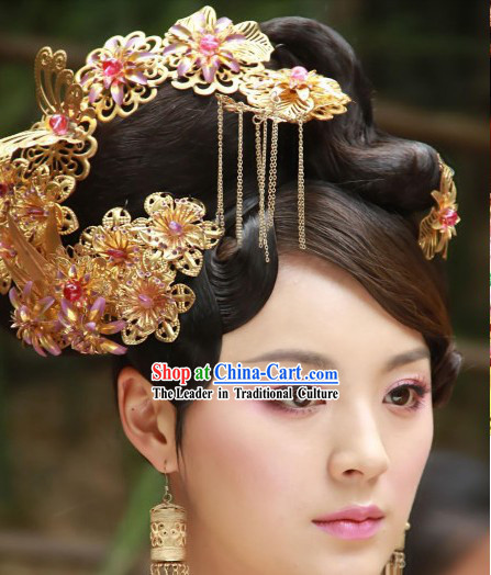 Movie and Television Play Imperial Palace Princess Headwears and Earrings