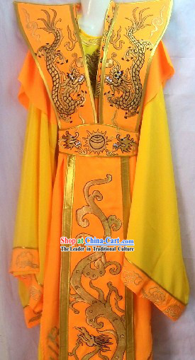 Traditional Chinese Emperor Stage Performance Costumes for Men