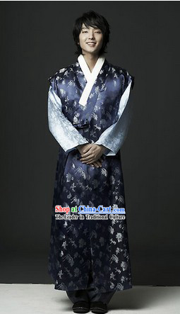 Lee Jun Ki Traditional Korean Hanbok Clothing Complete Set for Men