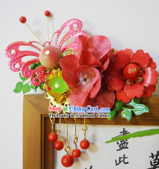 Traditional Chinese Handmade Hair Clips Wedding