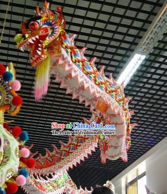 Display Hanging on the Ceiling Glow in Dark Dragon Dance Costumes Complete Set