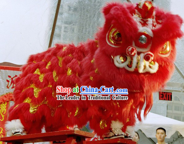 Chinese Year Southern Hoksan Professional Lion Dance Costume for Adults or Kids