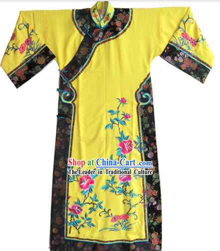 Traditional Chinese Opera Manchu Qing Dynasty Cheongsam Qipao for Women