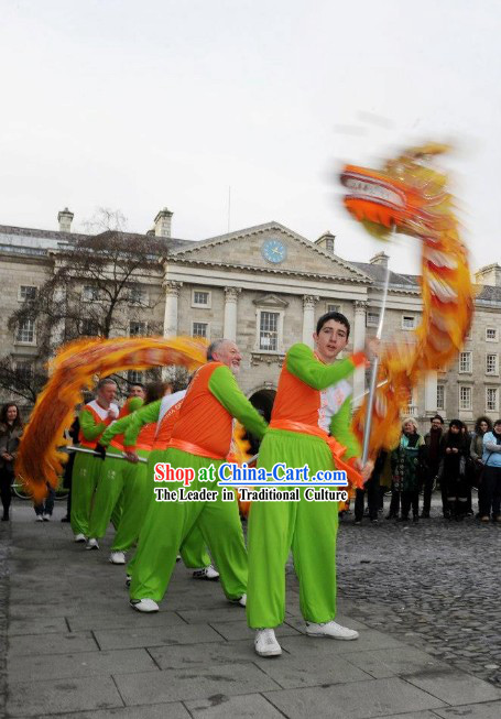 Happy Celebration Lightweight Peking Dragon Dance Costume Complete Set