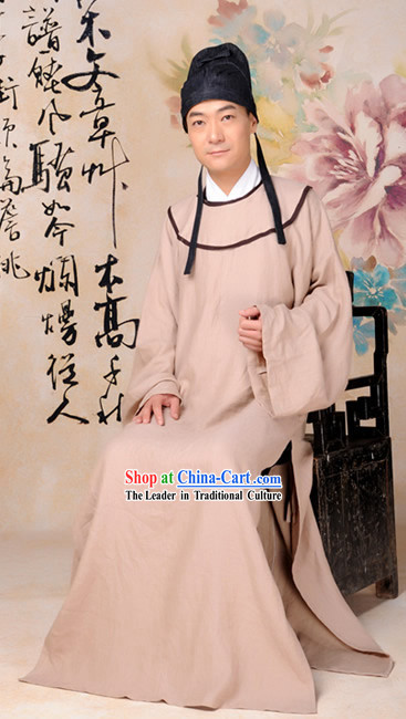 Ancient Chinese Tang Dynasty Long Robe for Men