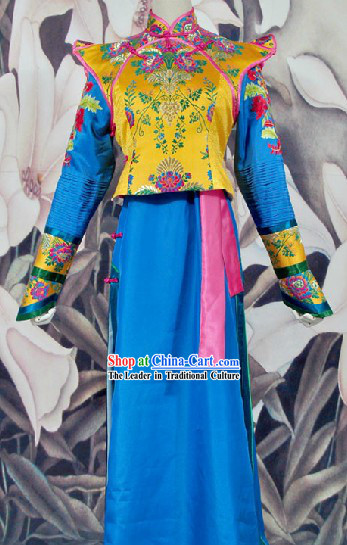 Traditional Chinese Shen Gong Die Ying TV Drama Qing Dynasty Princess Outfit