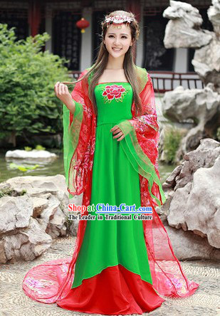 Traditional Ancient Chinese Tang Dynasty Suit for Women