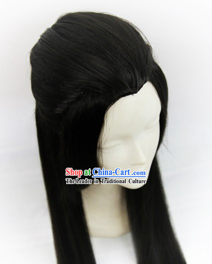 Ancient Chinese Male Long Wig