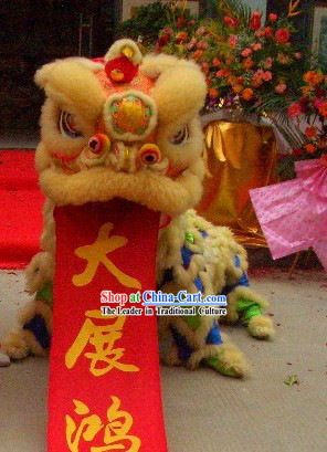 Congratulations on Opening Lion Dance Costumes Complete Set