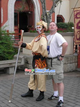 Chinese New Year Parade Monkey King Costumes and Hat Set