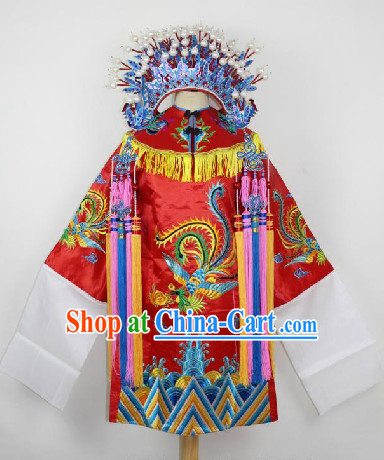 Ancient Chinese Beijing Opera Phoenix Coronet for Kids