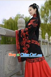 Ancient Chinese Hanfu Clothes Complete Set for Women