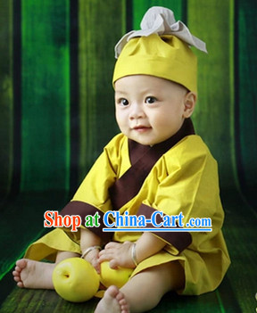 Yellow Uniform and Headwear Complete Set for Children