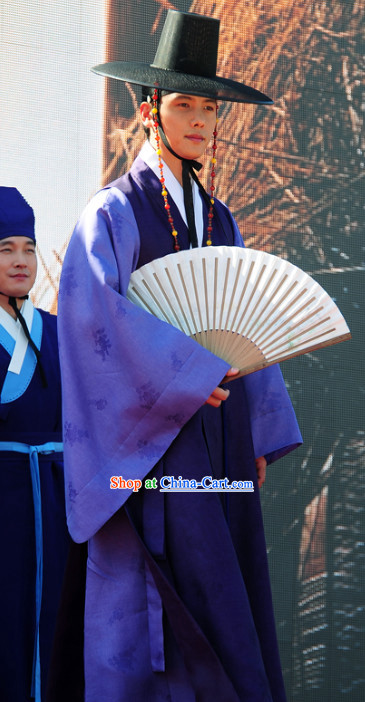 Korean Traditional Dresses and Hat for Men