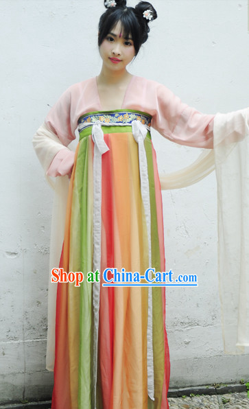 Tang Dynasty Traditional Clothes for Girls