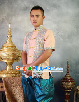 Southeast Asia Traditional Thailand Garment for Men