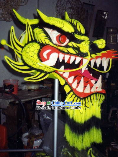 Top Glow in Dark Luminous Dragon Dance Head and Body Costumes Complete Set