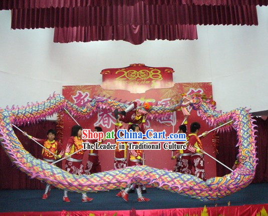 Professional Stage Performance Luminous Dragon Dance Championships Costume Complete Set