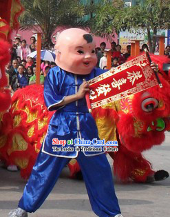 Laughing Boy Mask and Costumes and Scroll Set