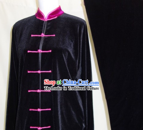 Taichi Bai Velvet Professional Wushu Kungfu Uniform