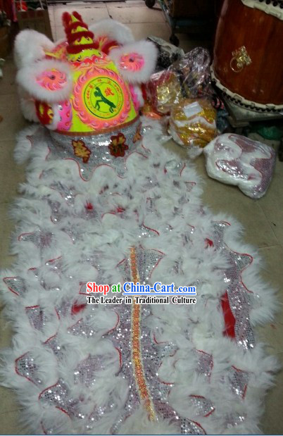 Top Luminous Friendly Hok San Lion Dance Costumes Complete Set