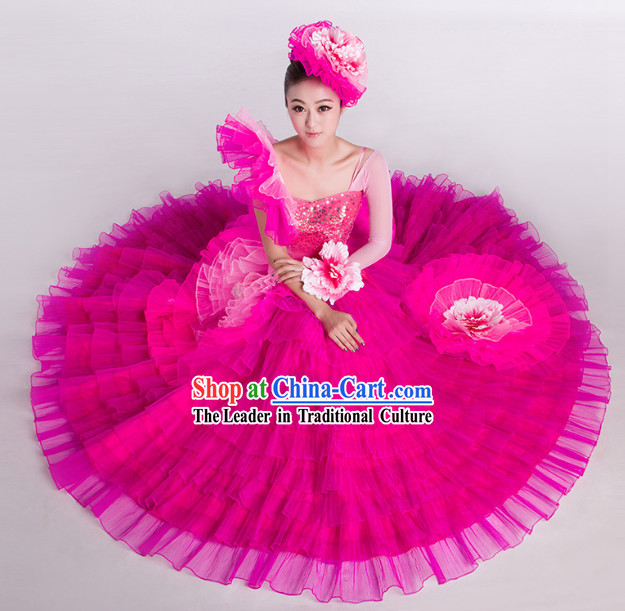 Dance Recital Costumes and Hat for Both Student and Professional Dancers