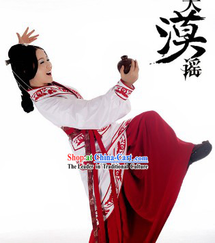 Ancient China Border Areas Princess Han Clothing Complete Set