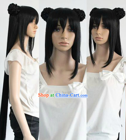 Ancient Chinese Princess Black Long Wig