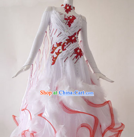 Special Custom Make Waltz Dancing Competition Costume for Women