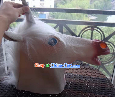 Stage Performance Halloween Unicorn Head Mask