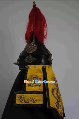 Qing Dynasty Qian Long Emperor Haunting Armor Helmet