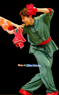 Mandarin Handkerchief Male Dance Costumes