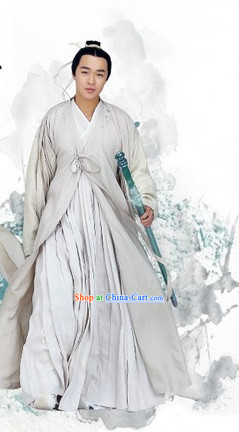 the Journey of Flower TV Drama Swordsman Costumes Complete Set for Men