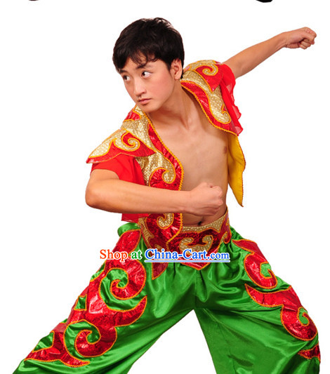 China Festival Celebration Dance Suit for Men