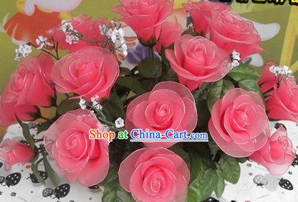 Handmade Rose Flower Dance Props