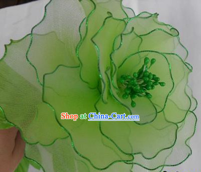 Handmade Green Flower Dance Props