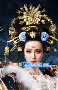 Chinese Empress Bridal Hairstyles Wedding Accessories Bridal Jewellery