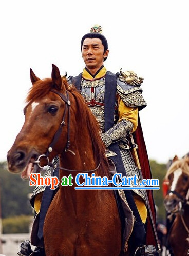 Chinese Traditional Knight Armor Costume for Men